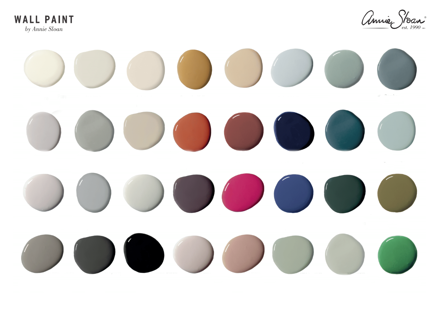 Color Chart - Painted Chalk Paint® by Annie Sloan