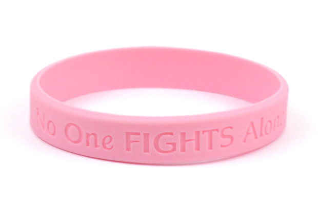 4 pcs Breast Cancer Awareness Bracelets Pink Ribbon Hope Strength Silicone   eBay